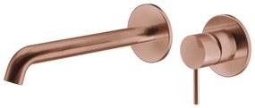 La Torre ELLE 316 Rose Gold Brushed PVD Μπαταρία Νιπτήρος εντοιχισμού 2 οπών