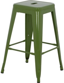 ΣΚΑΜΠΟ ΜΕΣΑΙΟΥ ΥΨΟΥΣ ΜΕΤΑΛΛΙΚΟ MELITA-PRO HM8573.53 ΣΕ LIGHT OLIVE GREEN 43x43x67Υεκ. (1 Τεμμάχια)