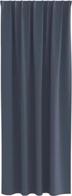vidaXL Κουρτίνες Μαύρης Ύφανσης με Δαχτυλίδια 2 pcs Ανθρακί