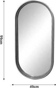 Καθρέπτης Olympon Inart χρυσό μέταλλο 49x5x99εκ