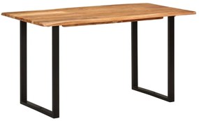 vidaXL Τραπεζαρία 140 x 70 x 76 εκ. από Μασίφ Ξύλο Ακακίας