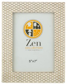 Κορνίζα Polyester Λευκή-Χρυσή 13x18εκ. Zen Collection 25.2.50681