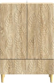 vidaXL Πλαϊνό γραφείο Sonoma Δρυς 66 x 34,5 x 95 εκ.