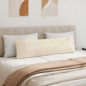 vidaXL Μαξιλάρι Καναπέ 2 pcs Μπεζ 145 x 40 εκ. ύφασμα