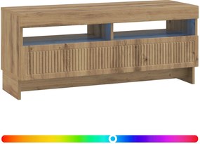 vidaXL Ντουλάπα LED Τηλεόρασης Artisan Δρυς Επεξεργασμένο Ξύλο