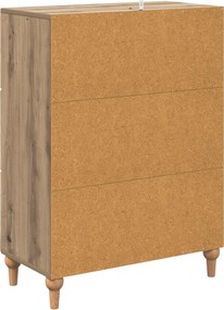 vidaXL Ντουλάπι με Συρτάρια 66 x 34,5 x 90 εκ Επεξεργασμένο Ξύλο