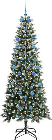 vidaXL Τεχνητό Χριστουγεννιάτικο Δέντρο με 300 LED Πράσινο 210 cm