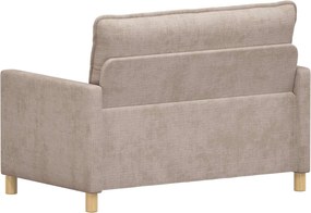 vidaXL Καναπές Μπεζ 126 x 81 x 87,5 εκ Πολυεστέρας