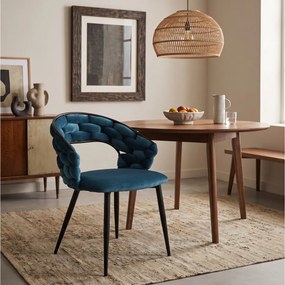 ΚΑΡΈΚΛΕΣ &amp; ΠΟΛΥΘΡΌΝΕΣ SAWYER CHAIR DUCK BLUE A1 HD0357