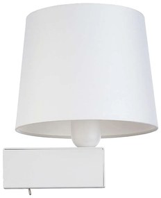 Φωτιστικό Τοίχου - Απλίκα Chillin 8201 1xE27 max 40W White Nowodvorski Metal, Fabric