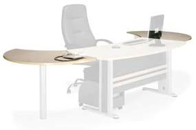 Επιφάνεια επέκτασης Executive Dark Grey/Beech 120x80cm