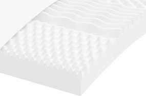 vidaXL Στρώμα Αφρού 7 Ζωνών Σκληρότητα 20 ILD Λευκό 90 x 200 εκ.