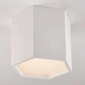 Φωτιστικό Οροφής - Πλαφονιέρα Vortex LED-VORTEX-PL1 12W Led 20x17,3x15cm White Intec Plaster