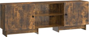 vidaXL Ντουλάπι TV Καπνιστή Δρυς 150 x 31 x 50 εκ.