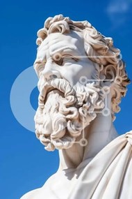 Intra Συλλεκτικό Ξύλινο Παζλ Plywood  4mm - Άγαλμα του Σωκράτη στην Αθήνα, Ελλάδα Σε Ξύλινο Κουτί - Διαστάσεις Puzzle: 10x10 cm – 25 κομμάτια