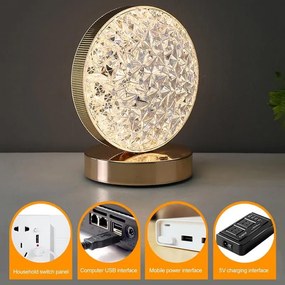 Επιτραπέζιο Φωτιστικό με USB 700K-6500K - USB Highlight three gear lamp Model:8210