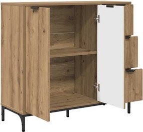 vidaXL Πλαϊνό γραφείο Artisan Oak 89,5 x 33 x 82 εκ.