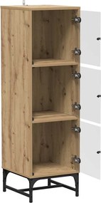 vidaXL Πλαϊνό γραφείο Artisan Oak 35 x 37 x 117 εκ.
