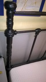 Κρεβάτι Ν77 για στρώμα 140χ190 διπλό μεταλλικό