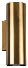Marley Μοντέρνο Φωτιστικό Τοίχου με Ντουί GU10 σε Χρυσό Χρώμα Retro Χρυσό Πλάτους 6cm Trio Lighting 212400204