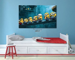 Παιδικός πίνακας σε καμβά Minions KNV0129 65cm x 95cm