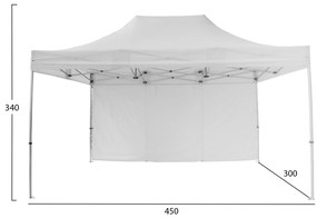 Κιόσκι Gazebo Επαγγελματικό Βαρέως τύπου Cressen C21098 Πτυσσόμενο Αλουμινίου 3x4,5x3,4Yμ