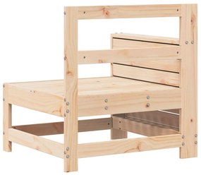 vidaXL Καναπές Κήπου με Μπράτσα 69x62x70,5 εκ. Μασίφ Ξύλο Πεύκου