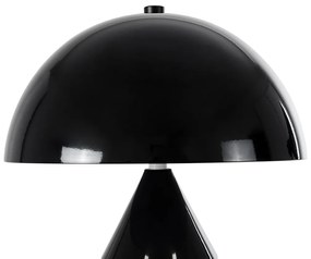 GloboStar® URANUS-S 61449 Μοντέρνο Επιτραπέζιο Φωτιστικό Πορτατίφ Δίφωτο 2 x E27 AC220-240V IP20 - Φ25 x Υ39cm - Μαύρο Μεταλλικό Καμπάνα με Διακόπτη On/Off - 5 Years Warranty