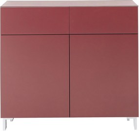 Lh-homefurniture Μπουφές Κ2 Μπορντό 100x95x41cm A_21116_K21s-red