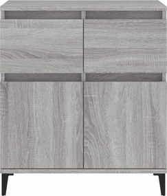 vidaXL Ντουλάπι Γκρι Sonoma 60x35x70 εκ. από Επεξεργασμένο Ξύλο