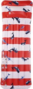 Φουσκωτό Στρώμα Θαλάσσης (177x67x19) Swim Essentials Whale Red White