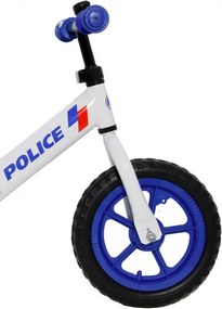 Police Loopfiets 12 Inch Junior White