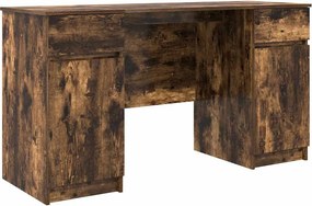vidaXL Γραφείο Καπνιστή δρυς 140 x 49 x 76 εκ. Επεξεργασμένο ξύλο