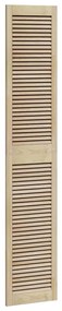 vidaXL Πόρτες Ντουλάπας Other με πόρτα 4 pcs Καφέ 201 x 39.5 x 2.1 εκ