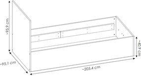 Κρεβάτι Ember-90 x 200