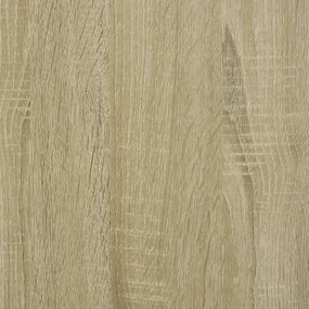 vidaXL Γραφείο με Ράφια Sonoma Δρυς 102x45x148 εκ. Επεξεργασμένο Ξύλο