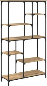 vidaXL Ράφι Βιβλίων 5 επιπέδων 99 x 35,5 x 176 cm Επεξεργασμένο ξύλο