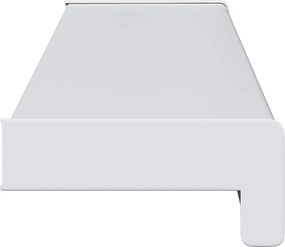 vidaXL Σαβανωτό Παραθύρου Λευκό 80 x 15 x 4,5 εκ PVC