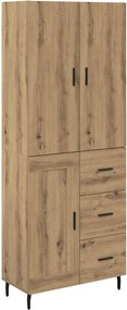 vidaXL Highboard 2 τμχ. Artisan Oak 69,5 x 34 x 180 εκ.