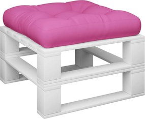 vidaXL Μαξιλάρι Παλέτας Ροζ 50 x 50 x 12 εκ. Υφασμάτινο