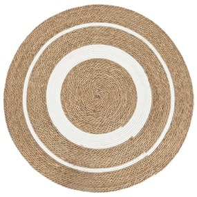 Χαλί Home ESPRIT Λευκό Φυσικό