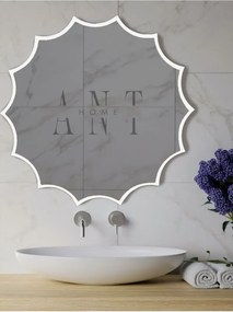 Stewehome Ασύμμετρος καθρέφτης τοίχου από γυαλί 60x60 cm