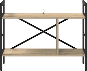 vidaXL Ράφι Βιβλίων 3 επιπέδων 75 x 30 x 58,5 εκ. Επεξεργασμένο Ξύλο