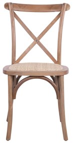 Καρέκλα OWEN Ξύλινη Στοιβαζόμενη Οξιά Dark Honey 45x55,5x90εκ. 45x55.5x90 εκ.