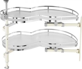 VEVOR 2 Tier Swing Right Blind Corner Cabinet Pull Out Soft Close Organizer