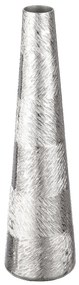 Βάζο ArteLibre Ασημί Αλουμίνιο 10x10x38cm-05161003