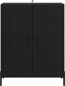 vidaXL Πλαϊνό γραφείο Μαύρη Οξυά 69,5 x 34 x 90 εκ.