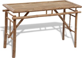 vidaXL Τραπέζι Μπύρας με 2 Παγκάκια 100 εκ. από Μπαμπού