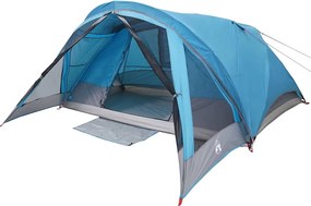 vidaXL Σκηνή Κάμπινγκ 4 Ατόμων Αδιάβροχη Μπλε