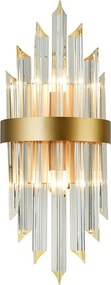 Απλίκα Τοίχου Aca Empire EG6172W54CG Gold